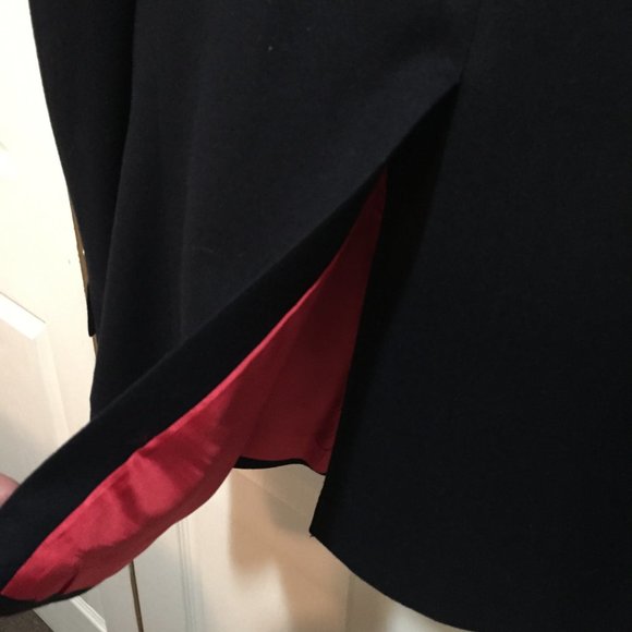 PENDLETON PURE VIRGIN WOOL BLAZER JACKET NAVY BLUE GOLD TONE BUTTONS MENS 42 - Picture 5 of 9